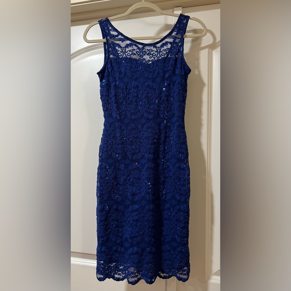 Jump Blue Sequin Tank Dress Size S